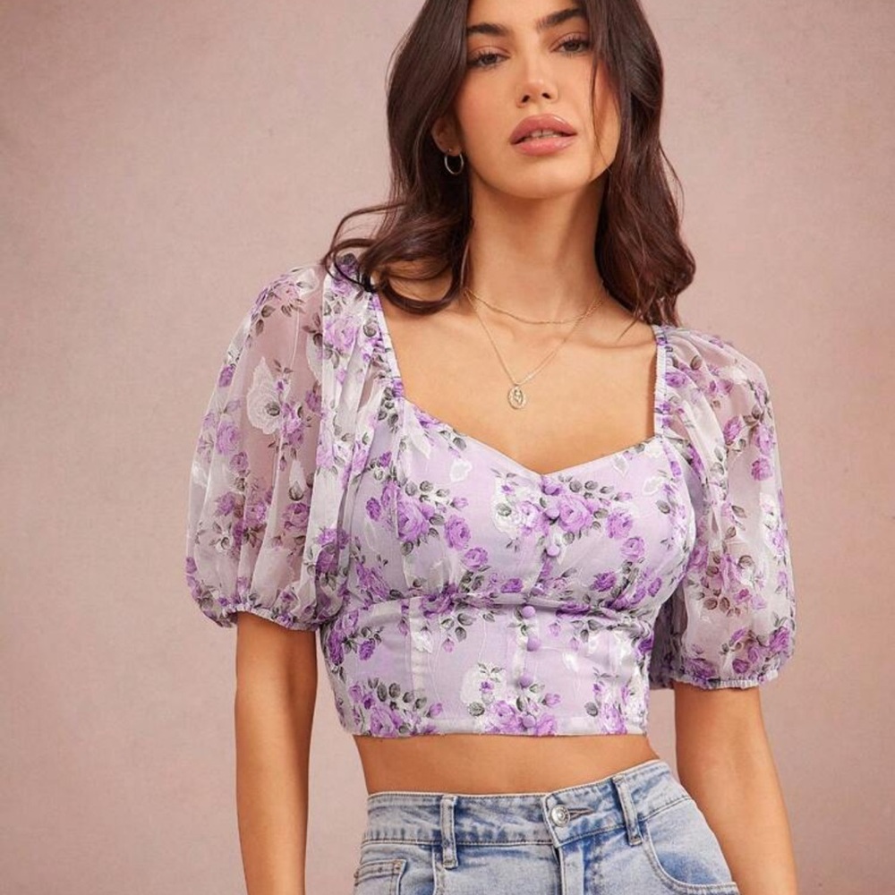Westfade Western Cowgirl Floral Blouse
